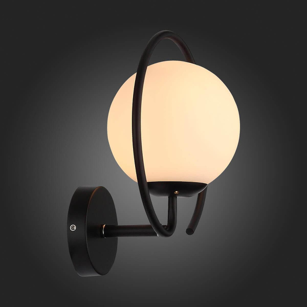 Купить Evoluce SL418.401.01 Бра Черный/Белый E27 1*60W