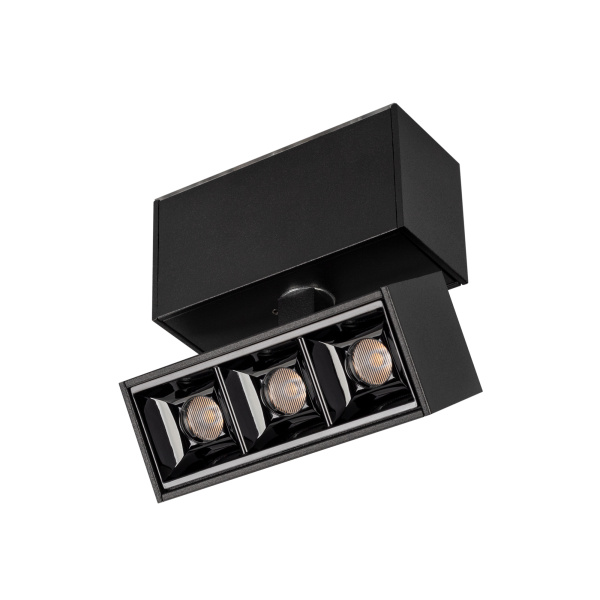 Arlight Светильник MAG-LASER-FOLD-45-S84-3W Day4000 (BK, 15 deg, 24V) (IP20 Металл, 3 года) 027625