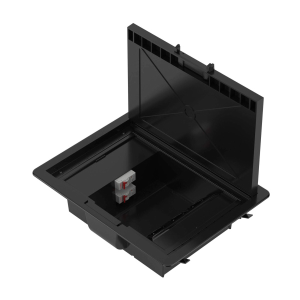 Купить DKC Лючок напольный 12 мод, черный RAL 9005