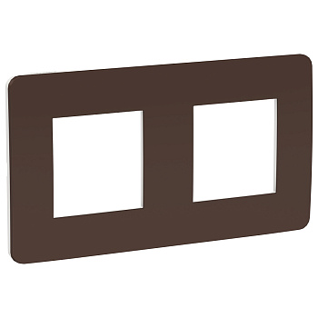 SE Unica Studio Шоколад/Белая Рамка 2-ная NU280416