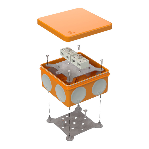 Промрукав Коробка огнестойкая для о/п двухкомпонентная 60-0300-FR6.0-4-4-Р Е15-Е60 100х100х50