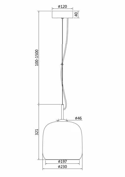 Купить Maytoni Modern Бронза Светильник подвесной MOD128PL-L6BR