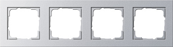 Gira E2 Алюминий Рамка 4-ая 021425