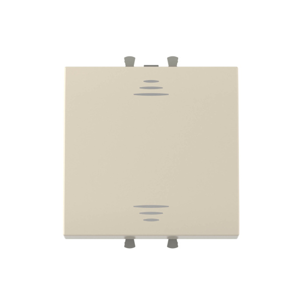 Купить DKC Выключатель одноклавишный модульный, "Avanti", "Ванильная дымка", 2 модуля