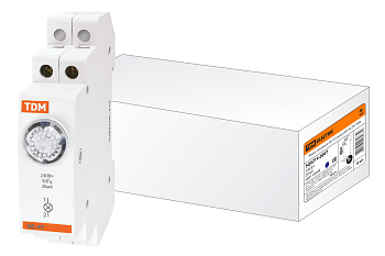 TDM Лампа сигнальная ЛС-47 синяя (LED) AC/DC SQ0214-0007