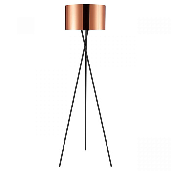 Lussole LGO Торшер без ламп черный/медный LSP-0634