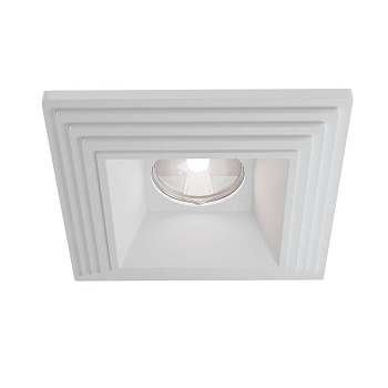 Maytoni DownLight Gyps Белый Встроенный светильник 1xGU10 35W DL005-1-01-W