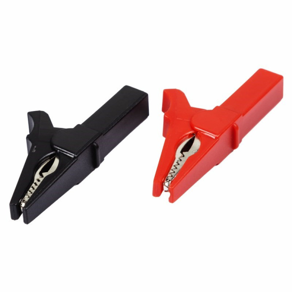 Зажим "крокодил" для тестера 15А 53мм гнездо banana Rexant 16-0033