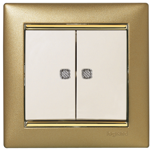 Купить Legrand Valena Матовое Золото Рамка 1-ая 770301