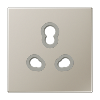 JUNG Накладка розетки сталь ES2521INPL