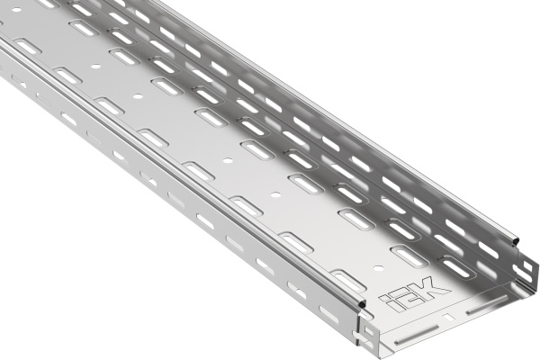 IEK ESCA Лоток крашенный перфорированный 50х150х3000 IEK ESCA Лоток крашенный перфорированный 50х150х3000