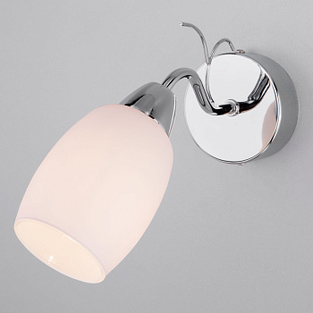 Eurosvet Бра со стеклянным плафоном 70036/1 хром 00000078644