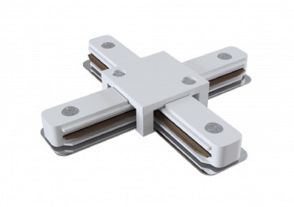 ЭРА Коннектор TR-1PA-СX-WH X-образный для однофазного шинопровода белый