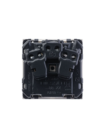 Купить ABB NIE Zenit Бел Розетка с/з с защитными шторками, винт. зажим, 2 мод 2CLA228800N1101