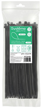 Systeme Electric Стяжка кабельная 250х4.8 Чёрная (100шт)