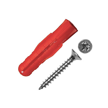 Tech-Krep Саморез ШУц 3,5х50 пот. гол. + дюбель трехсегментный 6х35 (24 шт) - пакет Tech-K 112938