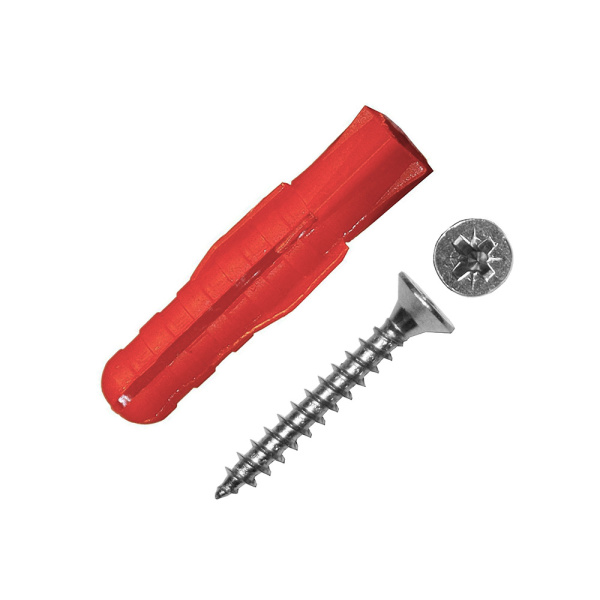 Tech-Krep Саморез ШУц 3,5х50 пот. гол. + дюбель трехсегментный 6х35 (24 шт) - пакет Tech-K 112938