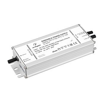 Arlight Блок питания ARPV-UH12150-PFC-0-10V (12V, 12.5A, 150W) ( IP67 Металл, 7 лет) 025747