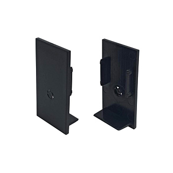 Denkirs TR2107-BK Торцевые заглушки для шинопровода SMART черные (комплект 2 шт)