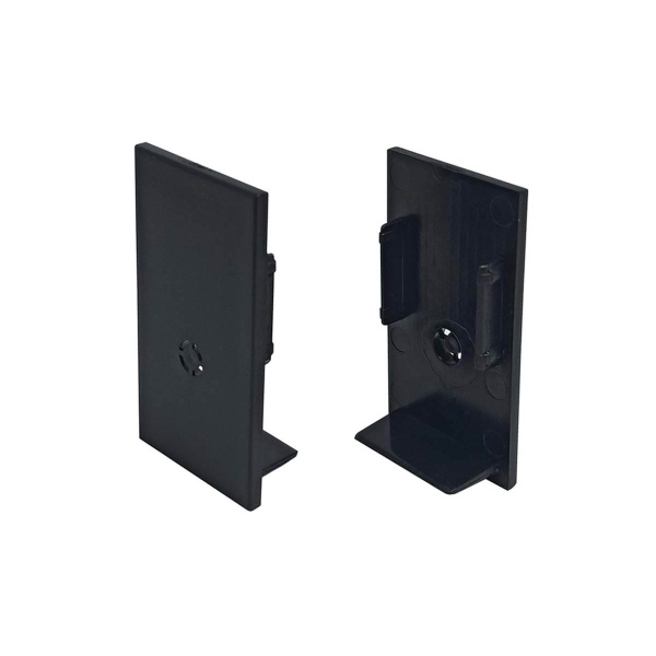 Denkirs TR2107-BK Торцевые заглушки для шинопровода SMART черные (комплект 2 шт)