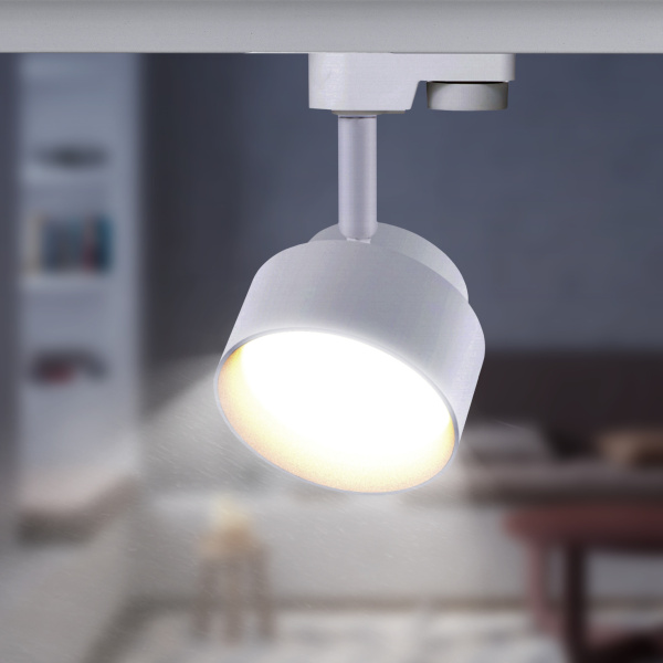 ЭРА TR16 GX53 WH Белый Светильник трековый под лампу Gx53, алюминий (40/320)