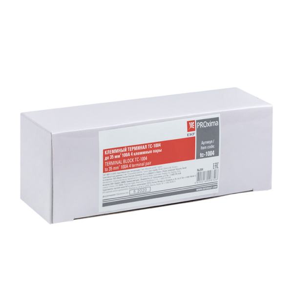 Купить EKF PROxima Терминал клеммный TC-1004 до 35 мм2 100A 4 клеммные пары
