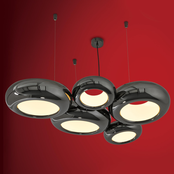 Citilux CL707653 Орбита Черн.Хром Светильник Люстра