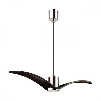 Odeon Light 4901/1A PENDANT ODL22 233 черный/хром/стекло Подвес GU10 1*5W BIRDS