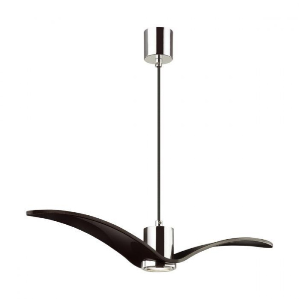 Odeon Light 4901/1A PENDANT ODL22 233 черный/хром/стекло Подвес GU10 1*5W BIRDS