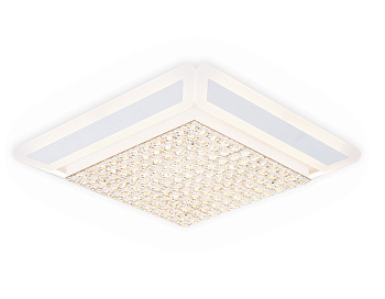 Ambrella Потолочный светодиодный светильник с пультом FA141 WH белый 210W 630*630*110 (ПДУ РАДИО 2.4)