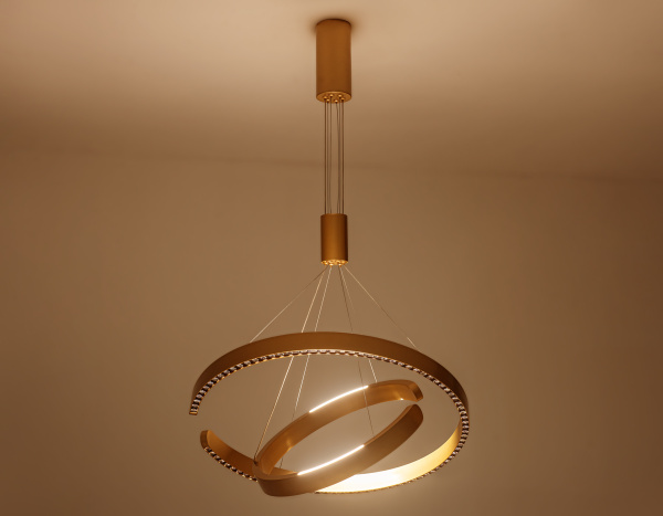 Ambrella Светильник подвесной светодиодный FL5885/2 GD золото 45W 3000K/4200K/6400K D600/400*1200 (без ПДУ) Купить Ambrella Светильник подвесной светодиодный FL5885/2 GD золото 45W 3000K/4200K/6400K D600/400*1200 (без ПДУ)