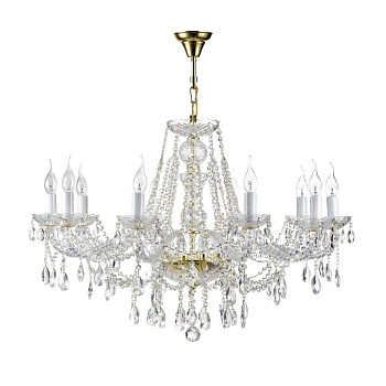 Maytoni Royal Classic Beatrix Золото Люстра 10xE14 60W DIA019-10-G