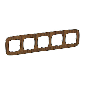 Legrand Valena ALLURE Орех Рамка 5-ая 754465