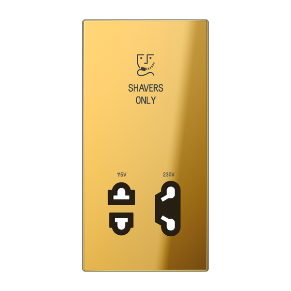 JUNG Накладка бритвенной розетки имитация золота SOGO7522PL