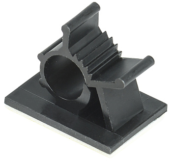 IEK Клипса самоклеящаяся КС-10 черная (24 шт)