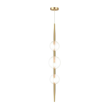 Odeon Light 4981/3 PENDANT ODL22 302 бронзовый/прозрачный/стекло Подвес G9 3*5W LAZIA