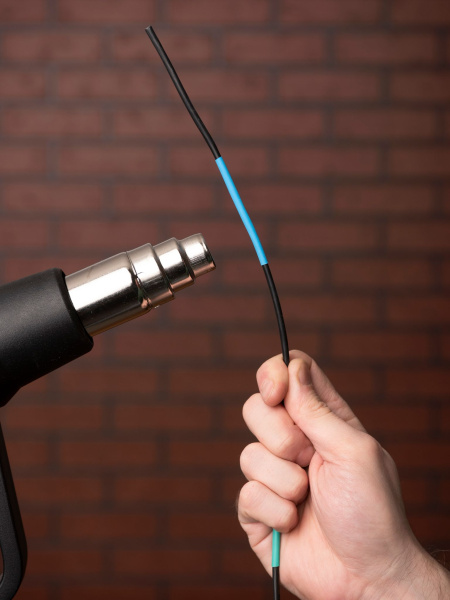 Купить EKF PROxima Термоусаживаемая трубка ТУТ нг 6/3 синяя в отрезках по 1м