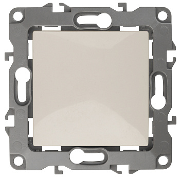 ЭРА 12-1111-02 Слоновая кость Кнопка, 10АХ-250В, 12