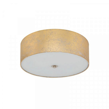Eglo 97642 Потолочный светильник VISERBELLA, 3х60W (E27), 470, H195, cталь, шампань / текстиль, золотой