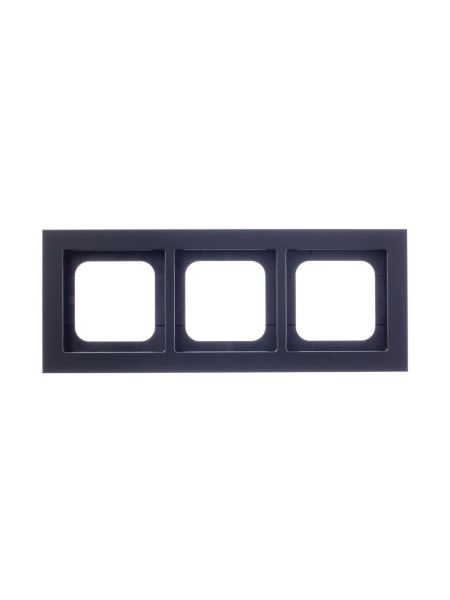 Купить ABB Axcent металл/матовый черный Рамка 3-постовая 2CKA001754A4710