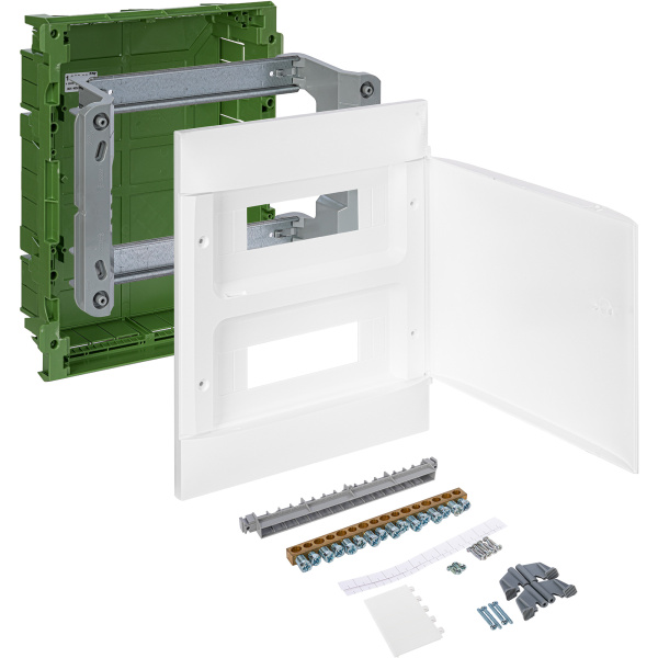 Купить Legrand Practibox S Пластиковый щиток Встраиваемый (в полые стены) 2X12 Белая дверь 135562