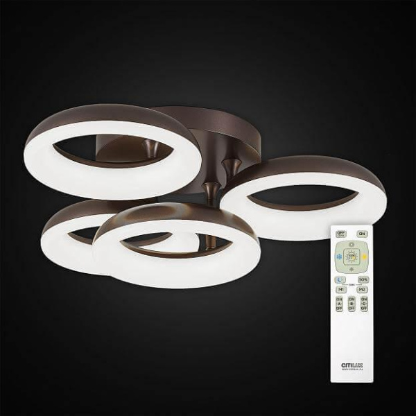 Купить Citilux CL225145R Паркер Кофе Светильник LED Люстра с пультом