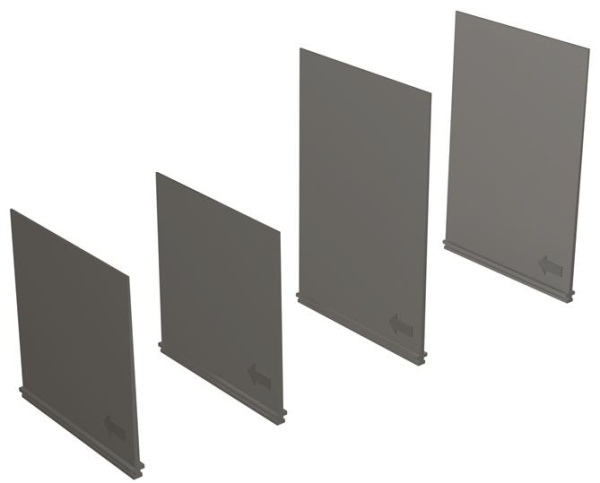 ABB Tmax Перегородки межполюсные низкие 100mm (1упак.=4шт.) для T4-T5 1SDA054970R1 ABB Tmax Перегородки межполюсные низкие 100mm (1упак.=4шт.) для T4-T5 1SDA054970R1