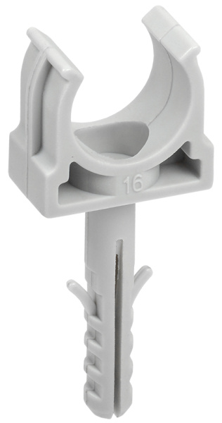 IEK ELASTA Держатель с защёлкой и дюбелем CT16 (без винта)