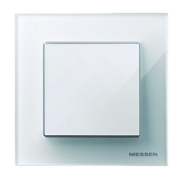 Купить ABB SKY Стекло белое Рамка 1-постовая 2CLA857100A3001