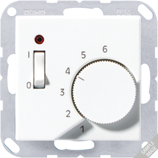 Купить JUNG A 500 Алюминий Термостат комнатный, 10(4)А TRA231AL