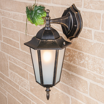 Elektrostandard GL 1004D / Светильник садово-парковый 1004D черное золото a035744