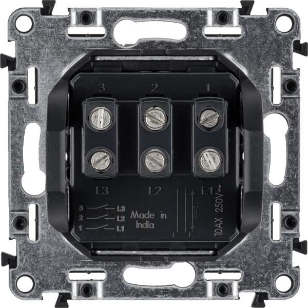 Купить Legrand Valena LIFE DIY Бел Выключатель 3-клавишный 10А 250В 752403