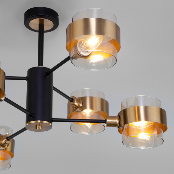 Купить Eurosvet 70127/6 Светильник потолочный черный a055603