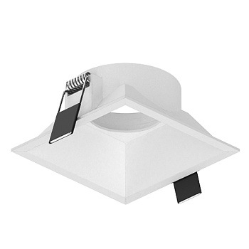 Technolight Рамка Фрейм Софт 85 квадратная RAL 9016 белая 41003-WH